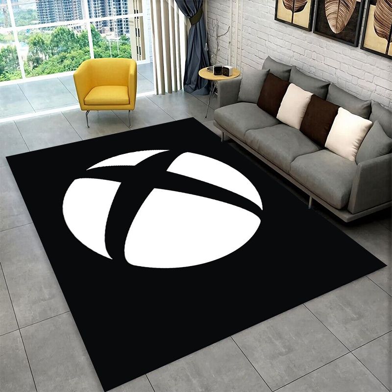 Retro Gaming Logo - Retro Xbox Gaming Gamer Logo Tapijt