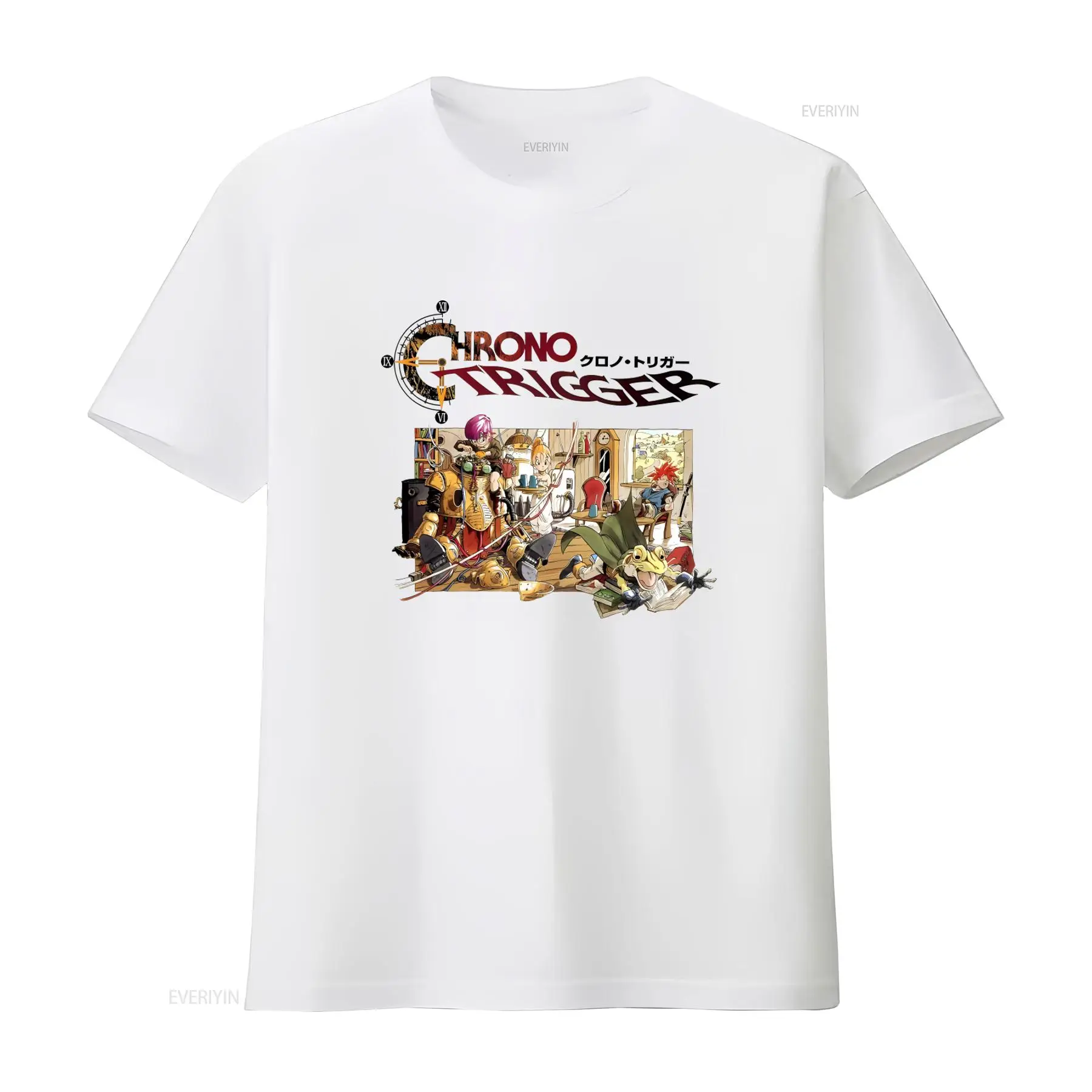 Retro Gaming Logo - Chrono Trigger Video Game Logo T-shirt