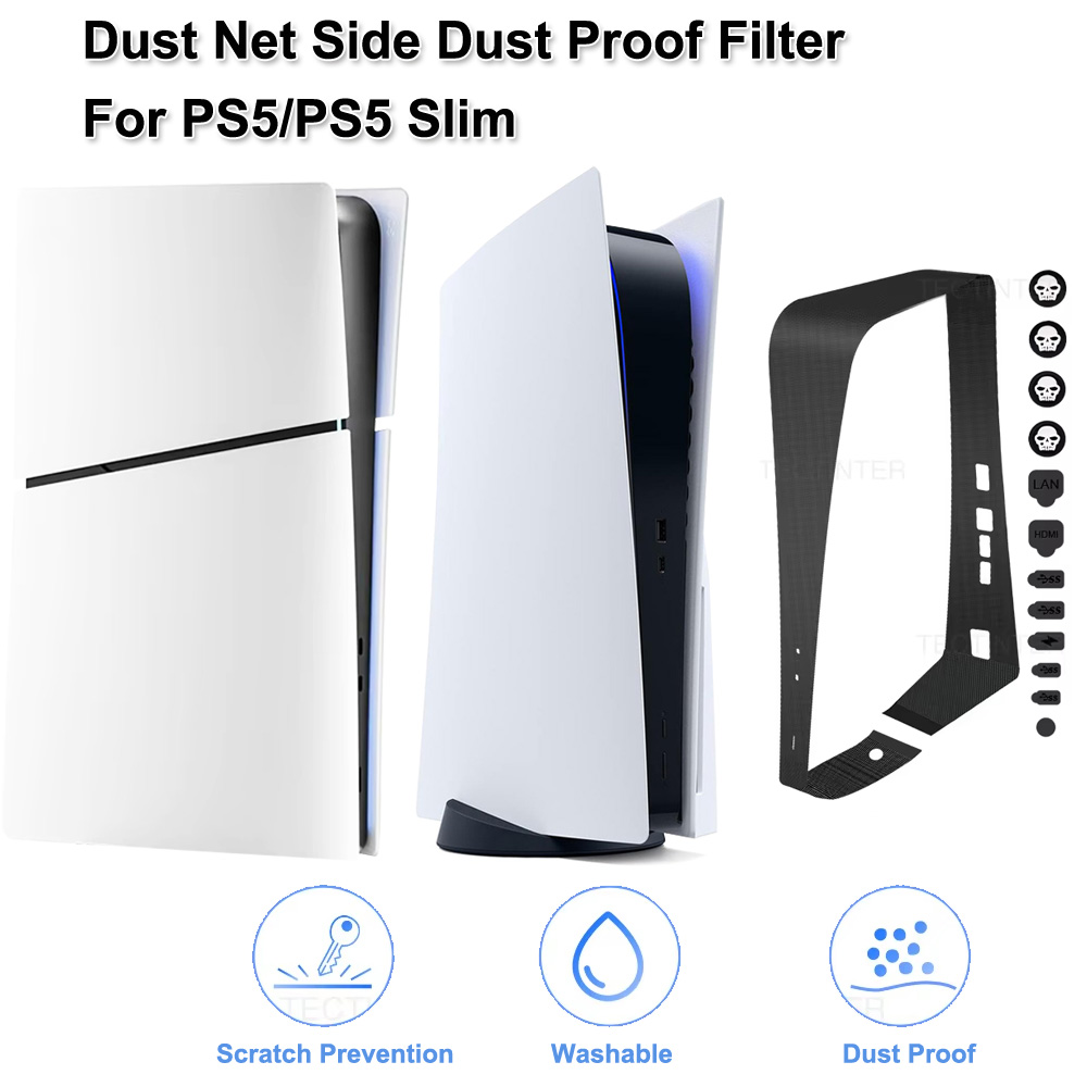 Console Dust Cover - Voor PS5 Slim Disc/Digitale Console Stof