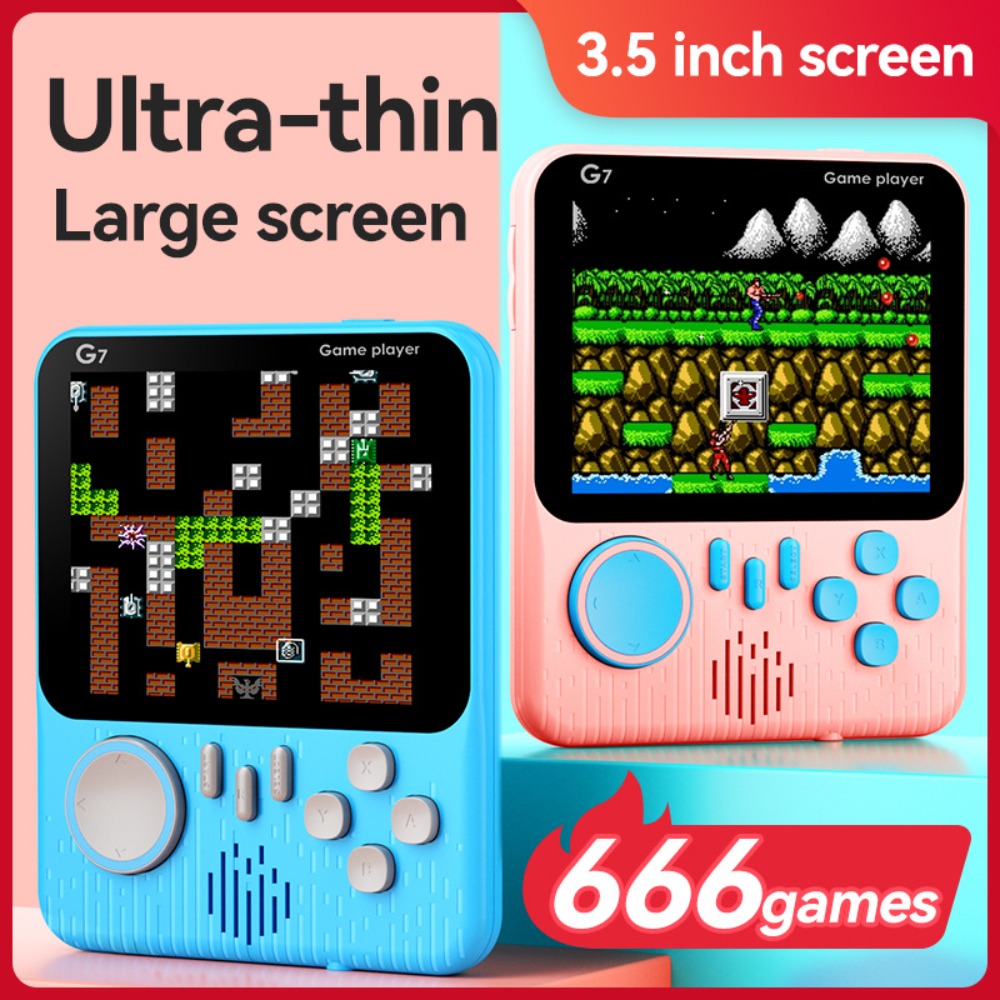 Retro Gaming Gadgets - G7 Retro Handheld Gameconsole, 3,5-inch LCD,