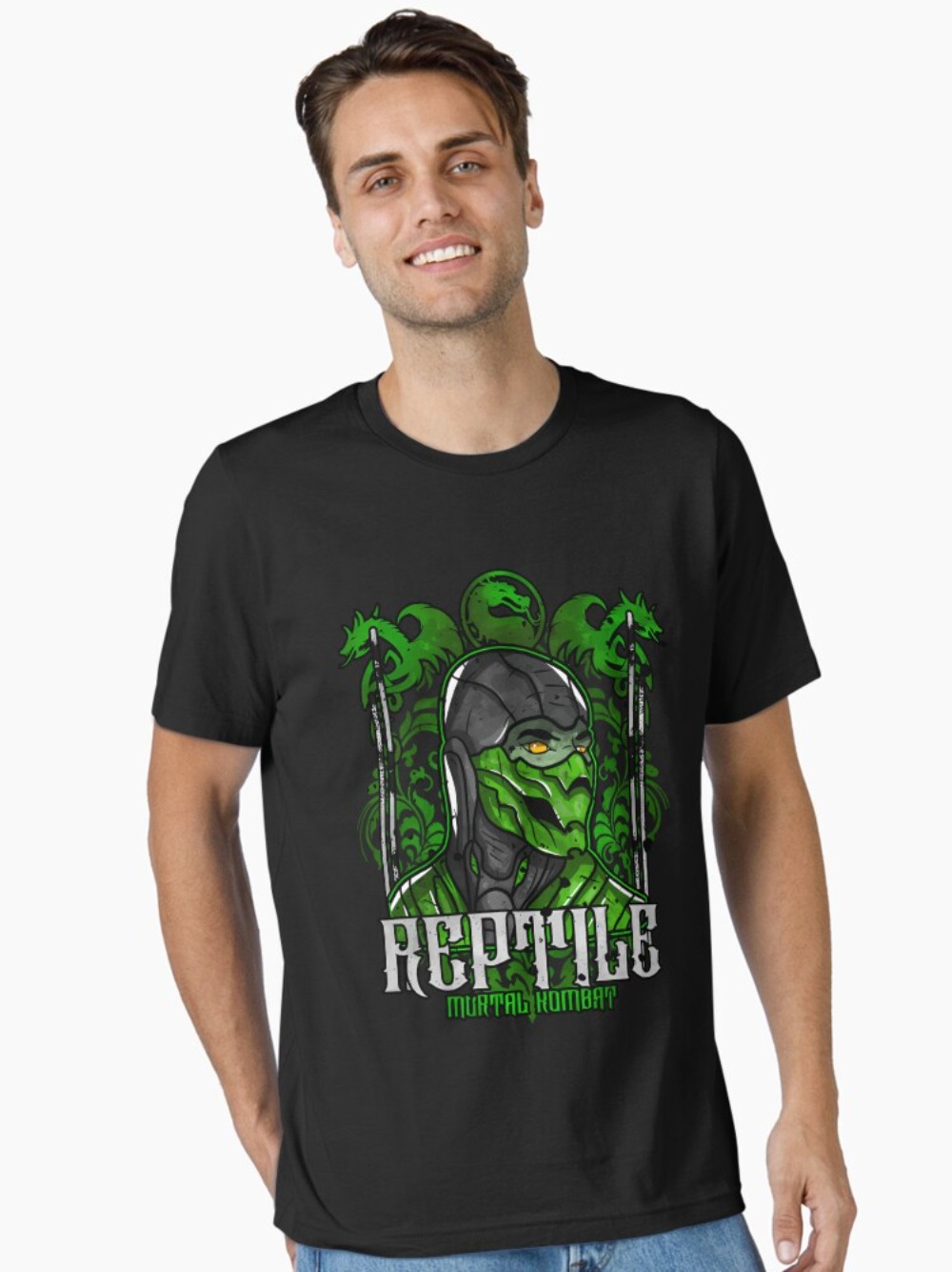 Mortal Kombat Reptile Portrait - Retro Gaming Aesthetic recensie en prijs