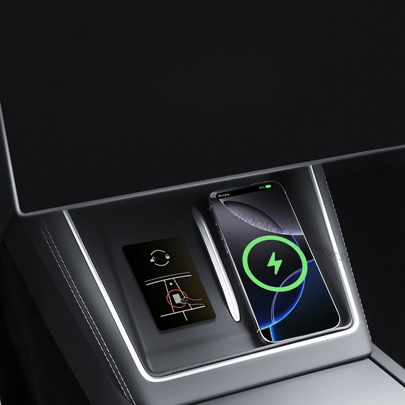 Voor Tesla Model YL Draadloos  - Console Dust Cover recensie en prijs