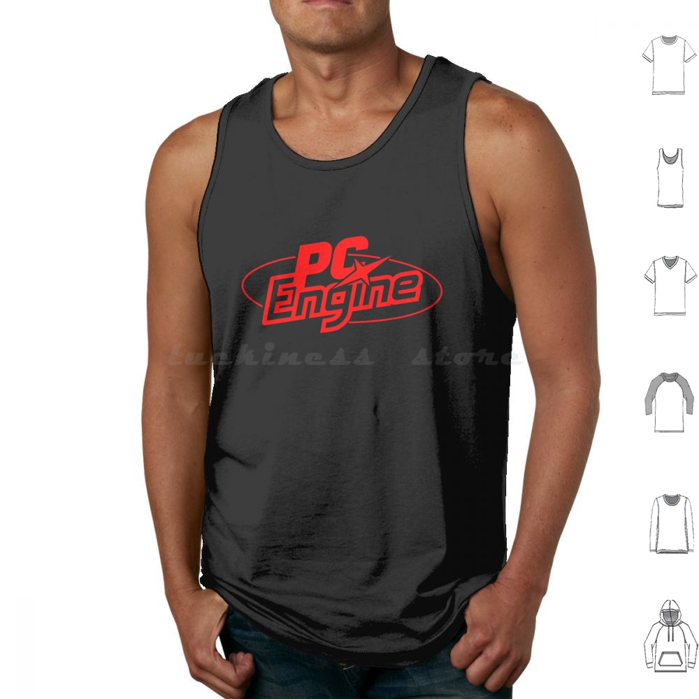 Pc Engine Logo Tanktops Print  - Retro Gaming Logo recensie en prijs
