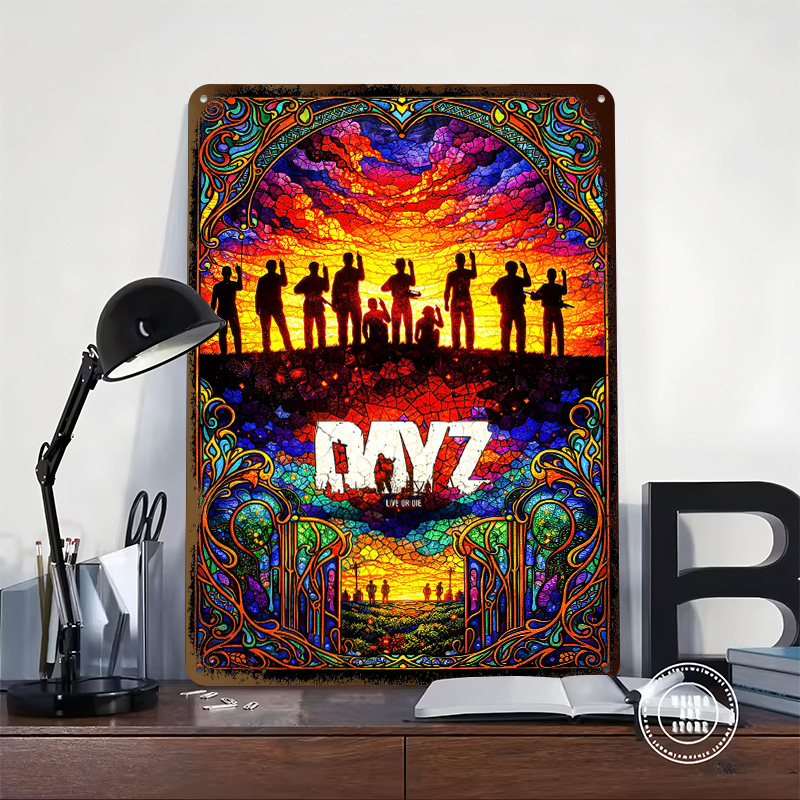 DayZ glas-in-lood blikken post - Retro Gaming Gadgets recensie en prijs