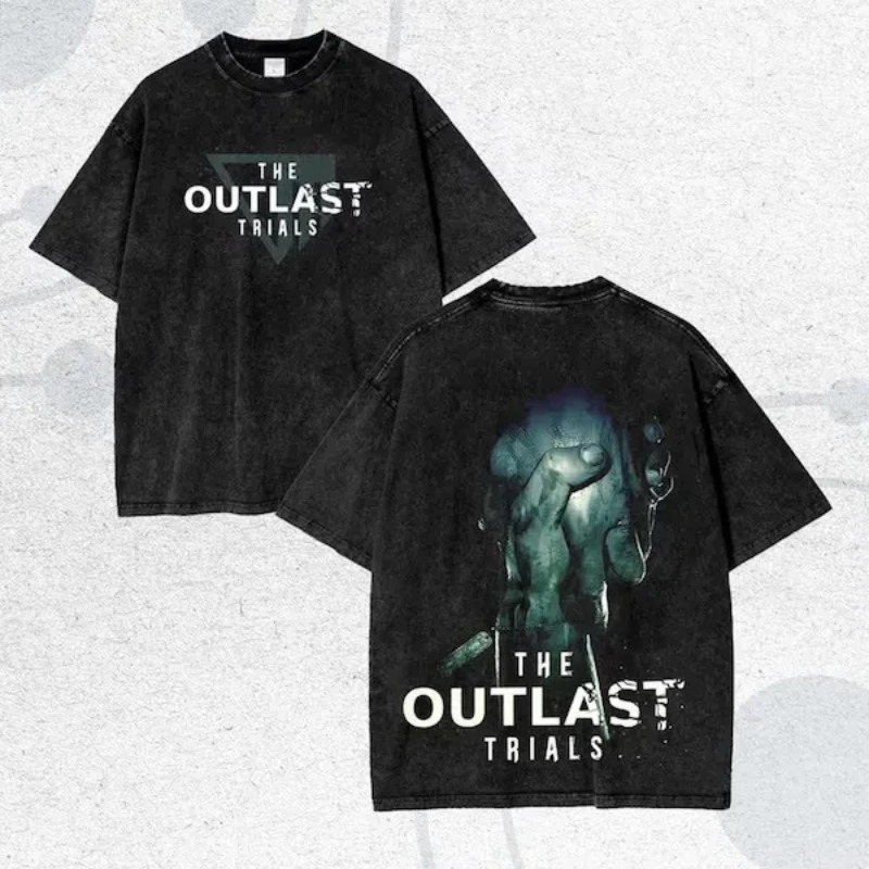 Het Outlast Trials Game T-shir - Retro Gaming Aesthetic recensie en prijs