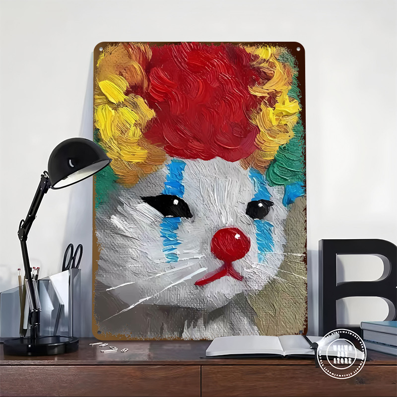 Trieste Clown Kat Schilderij B - Retro Gaming Gadgets recensie en prijs