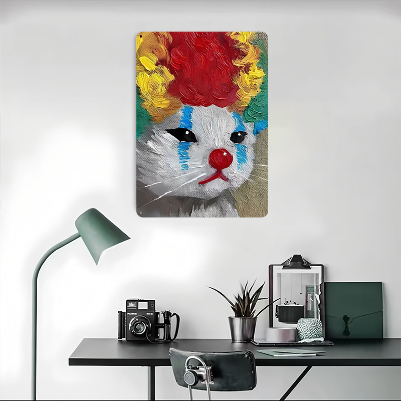 Trieste Clown Kat Schilderij B - Retro Gaming Gadgets recensie en prijs