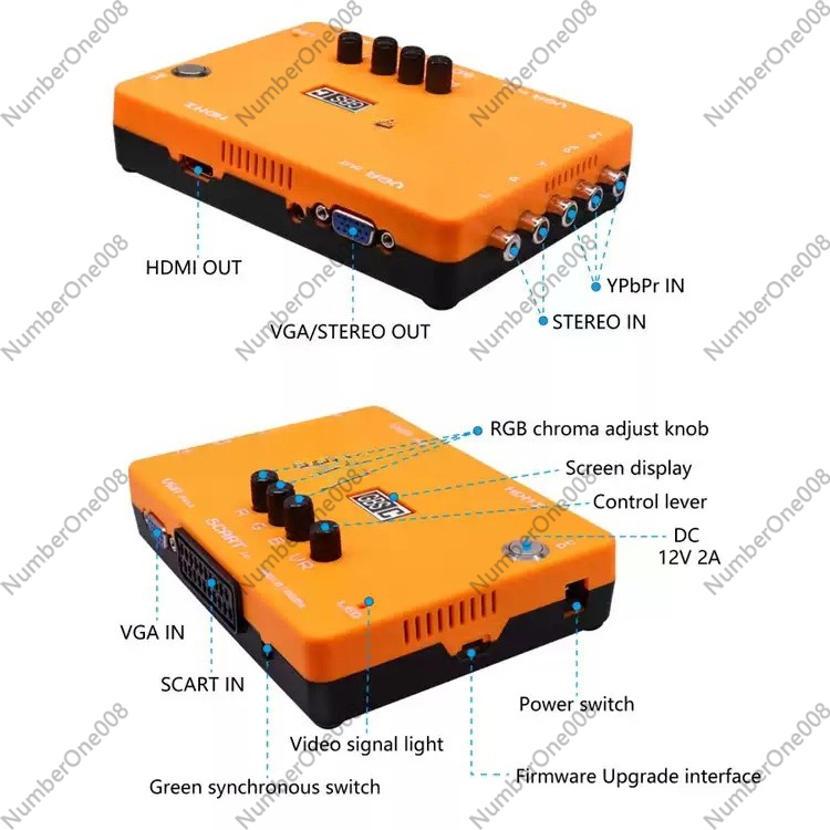 Lage resolutie game RGBS compo - Retro Gaming Upscaler recensie en prijs