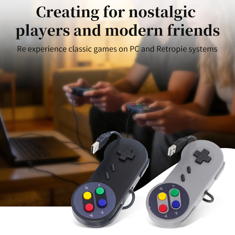 USB Retro Gamepad voor PC NESP - Retro Gaming Windows recensie en prijs