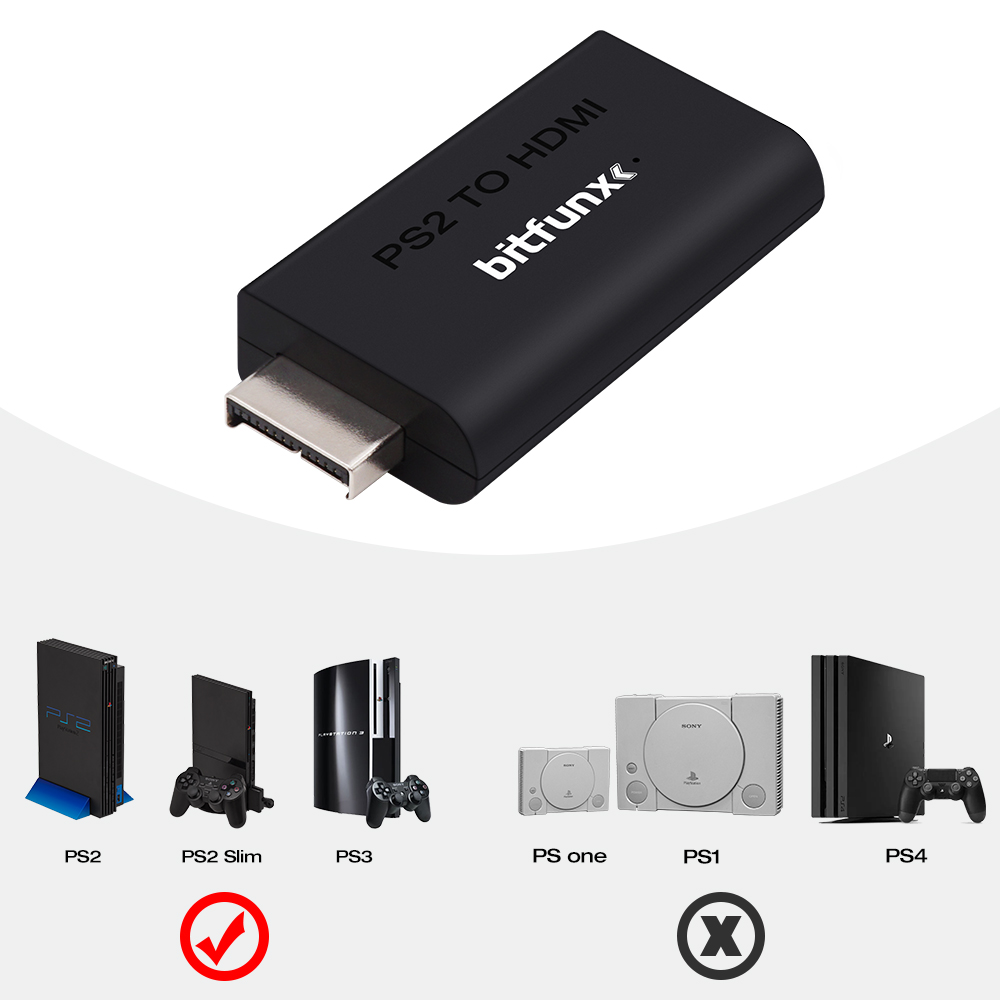 BitFunx PS2 YPBPR naar HDMI ™  - Retro Gaming Upscaler recensie en prijs
