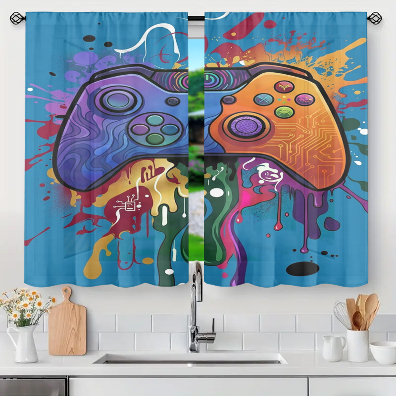 Retro Gaming Gordijn Videogame - Background Retro Gaming recensie en prijs