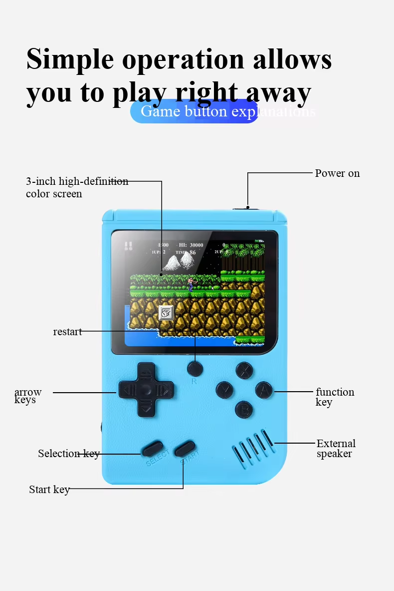 NIEUWE 3 Inch Draagbare Retro  - Retro Gaming Upscaler recensie en prijs