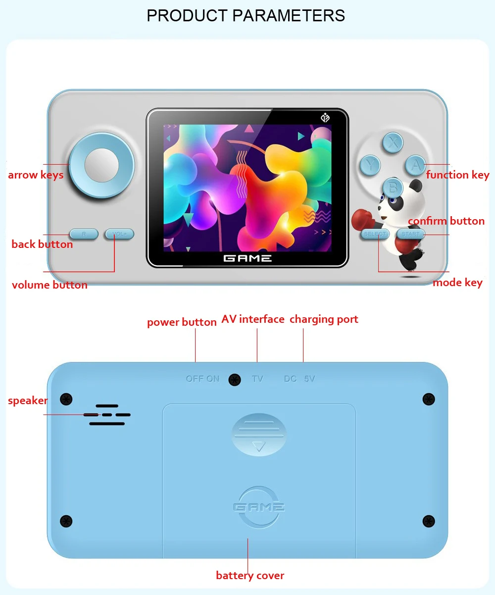 Nieuwe S5 Mini Retro Videogame - Retro Gaming Gadgets recensie en prijs